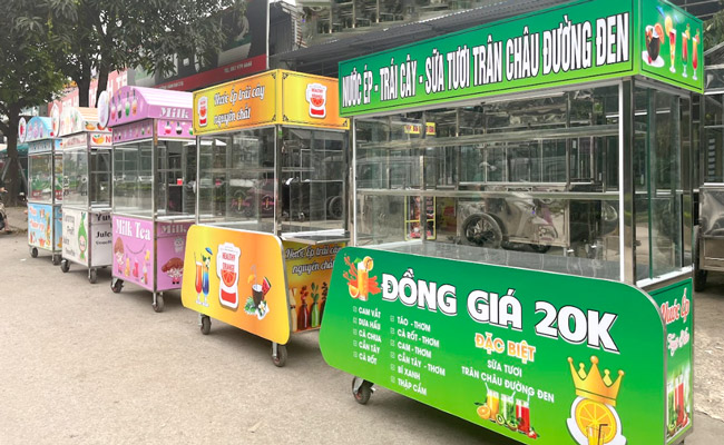 thiết kế xe nước ép