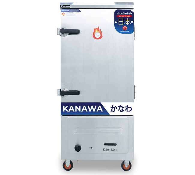 Tủ hấp banh bao gas 10 khay