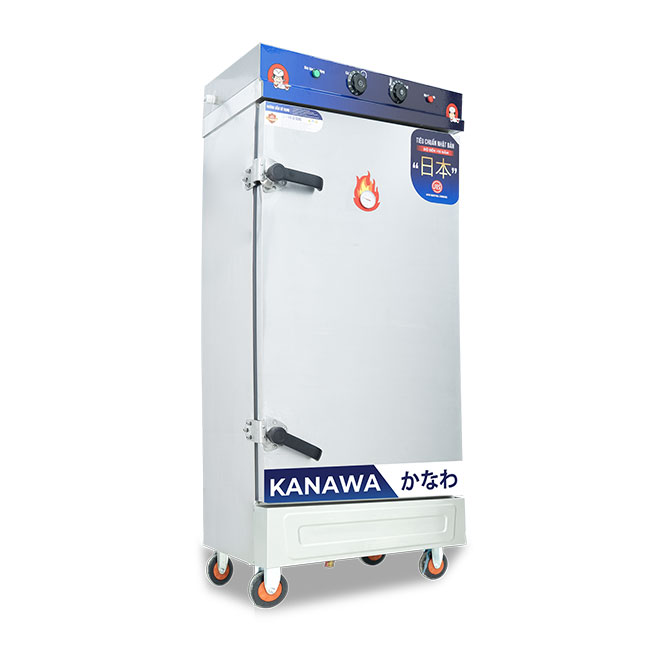 Tủ hấp bánh bao điện 12 khay có điều khiển