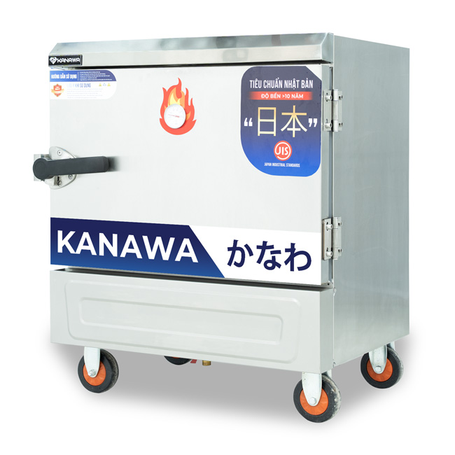 Tủ hấp b&aacute;nh bao điện 4 khay kh&ocirc;ng điều khiển