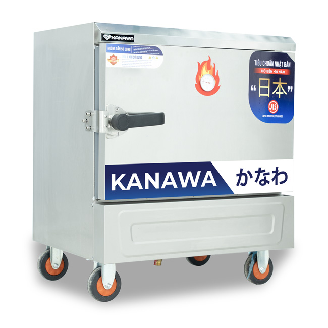 Tủ hấp b&aacute;nh bao điện 4 khay kh&ocirc;ng điều khiển