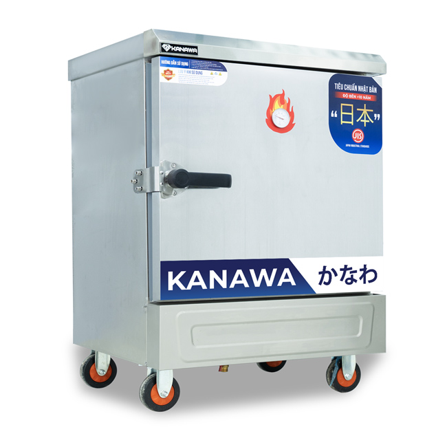 Tủ hấp b&aacute;nh bao điện 6 khay kh&ocirc;ng c&oacute; điều khiển