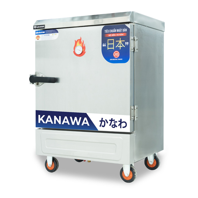 Tủ hấp b&aacute;nh bao điện 6 khay kh&ocirc;ng điều khiển