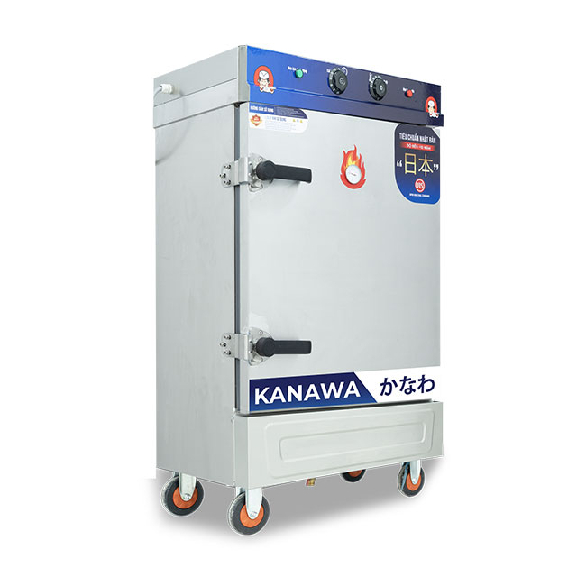 Tủ hấp b&aacute;nh bao điện 8 khay c&oacute; điều khiển