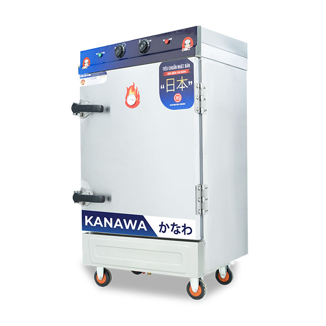 Tủ hấp b&aacute;nh bao điện 8 khay c&oacute; điều khiển