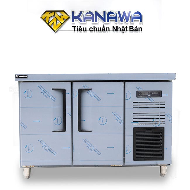 Tủ mát bàn chặt 1m2 250L làm lạnh quạt gió HR12GZB- M600