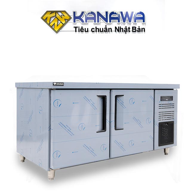 Tủ mát bàn chặt 1m8 450L làm lạnh quạt gió HR18GZB- M600