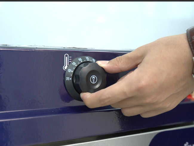 Cài đặt chế độ hấp bánh bao