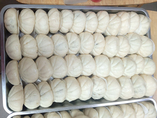 Bánh bao chín thành phẩm