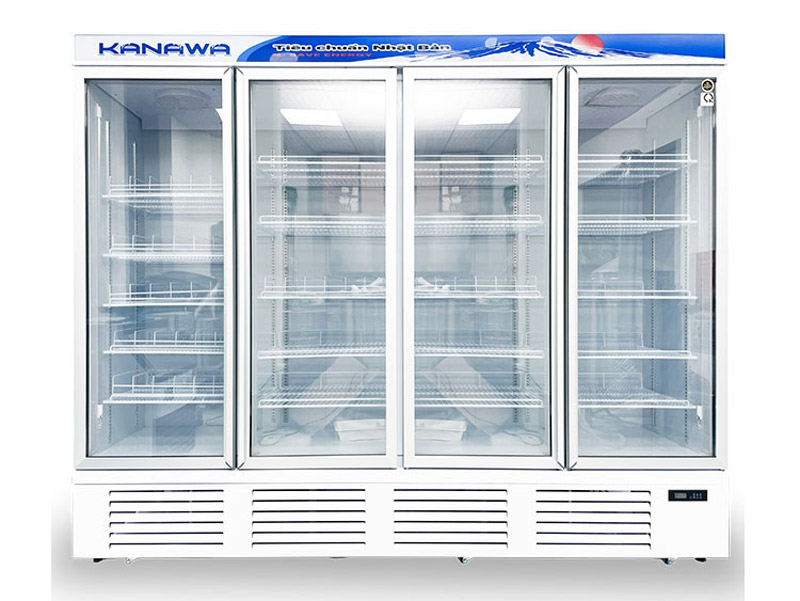 Tủ mát siêu thị nhiều cánh kính