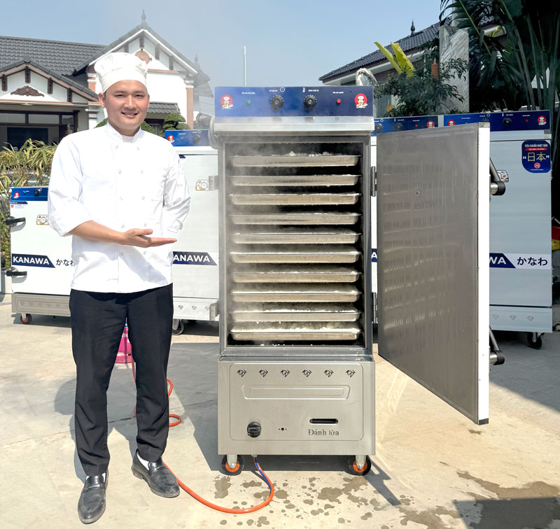 Tủ cơm công nghiệp 3 pha tiện dụng