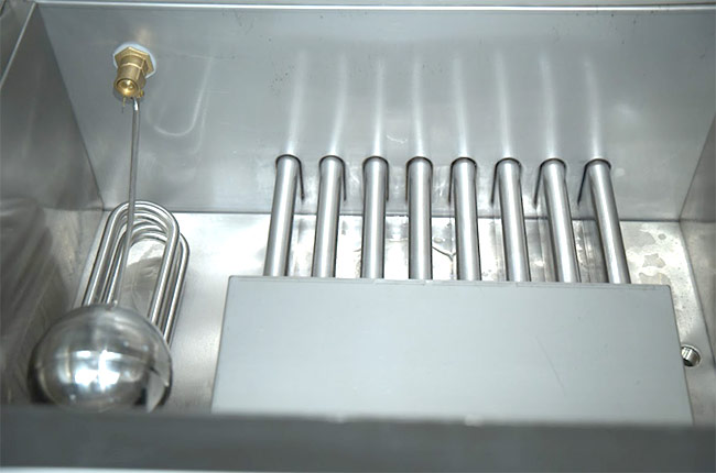 Tủ nấu cơm c&ocirc;ng nghiệp t&iacute;ch hợp điện gas