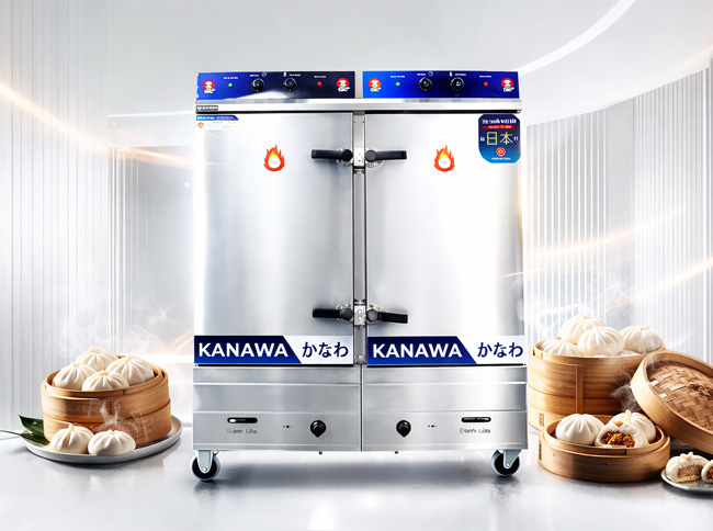 Tủ hấp b&aacute;nh bao b&aacute;n chạy tại Kanawa
