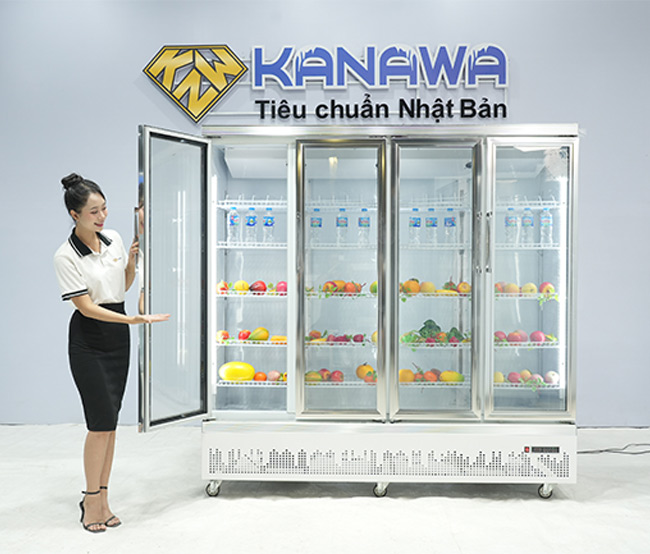 Tủ mát siêu thị 4 cánh