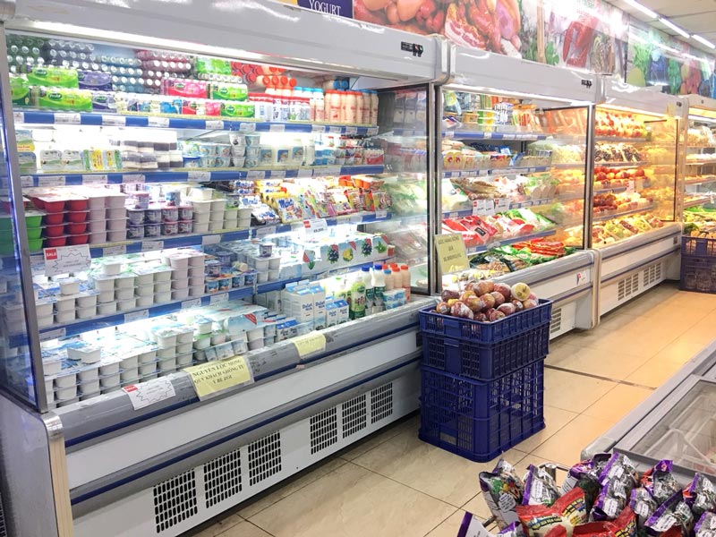 Xu hướng sử dụng tủ m&aacute;t trưng b&agrave;y kh&ocirc;ng cửa