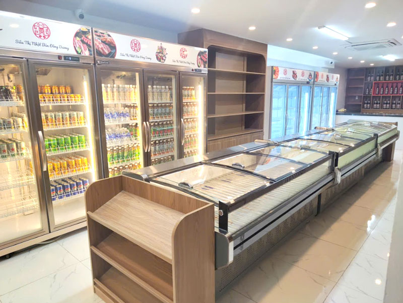 Tủ m&aacute;t si&ecirc;u thị Kanawa