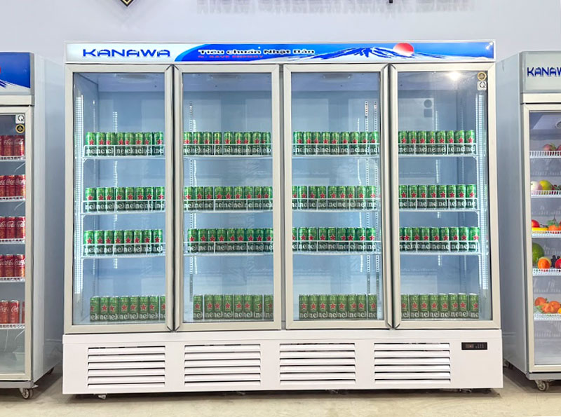 Tủ m&aacute;t si&ecirc;u thị 4 c&aacute;nh