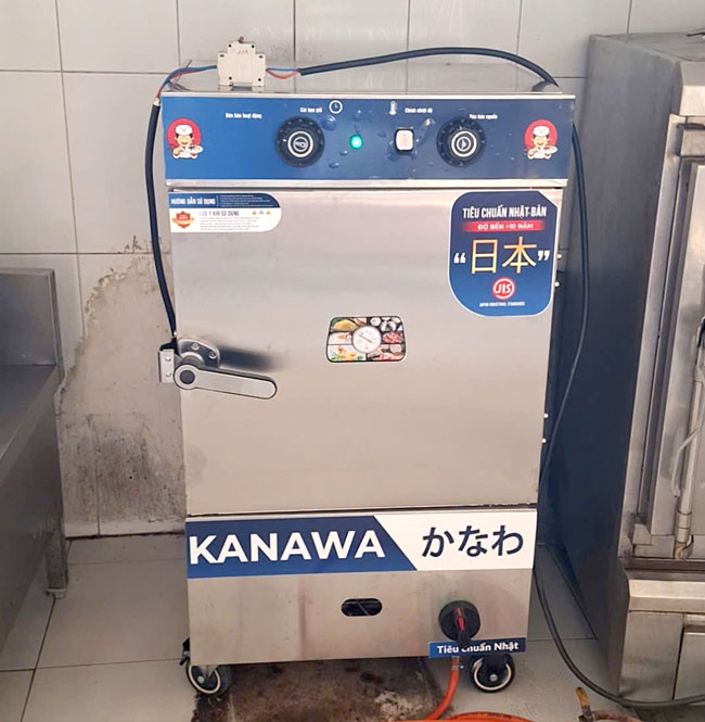 Test tủ cơm sau khi đấu nối điện xong