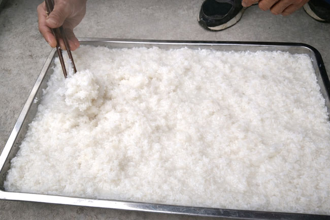 Khay cơm bị nh&atilde;o