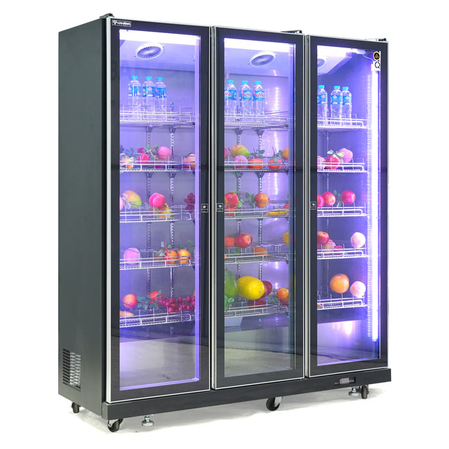 Tủ m&aacute;t trưng b&agrave;y tr&aacute;i c&acirc;y chất liệu cao cấp