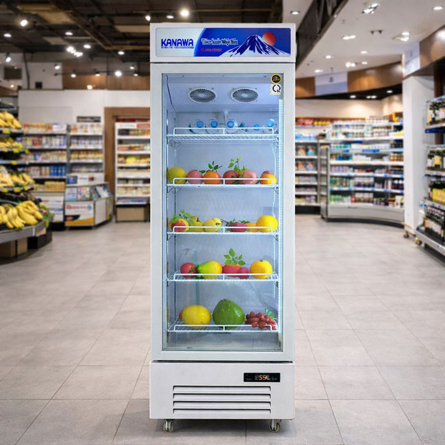 Tủ m&aacute;t trưng b&agrave;y tr&aacute;i c&acirc;y 1 c&aacute;nh