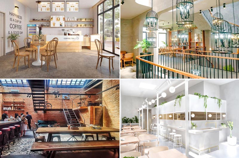 Quán cafe phong cách hiện đại