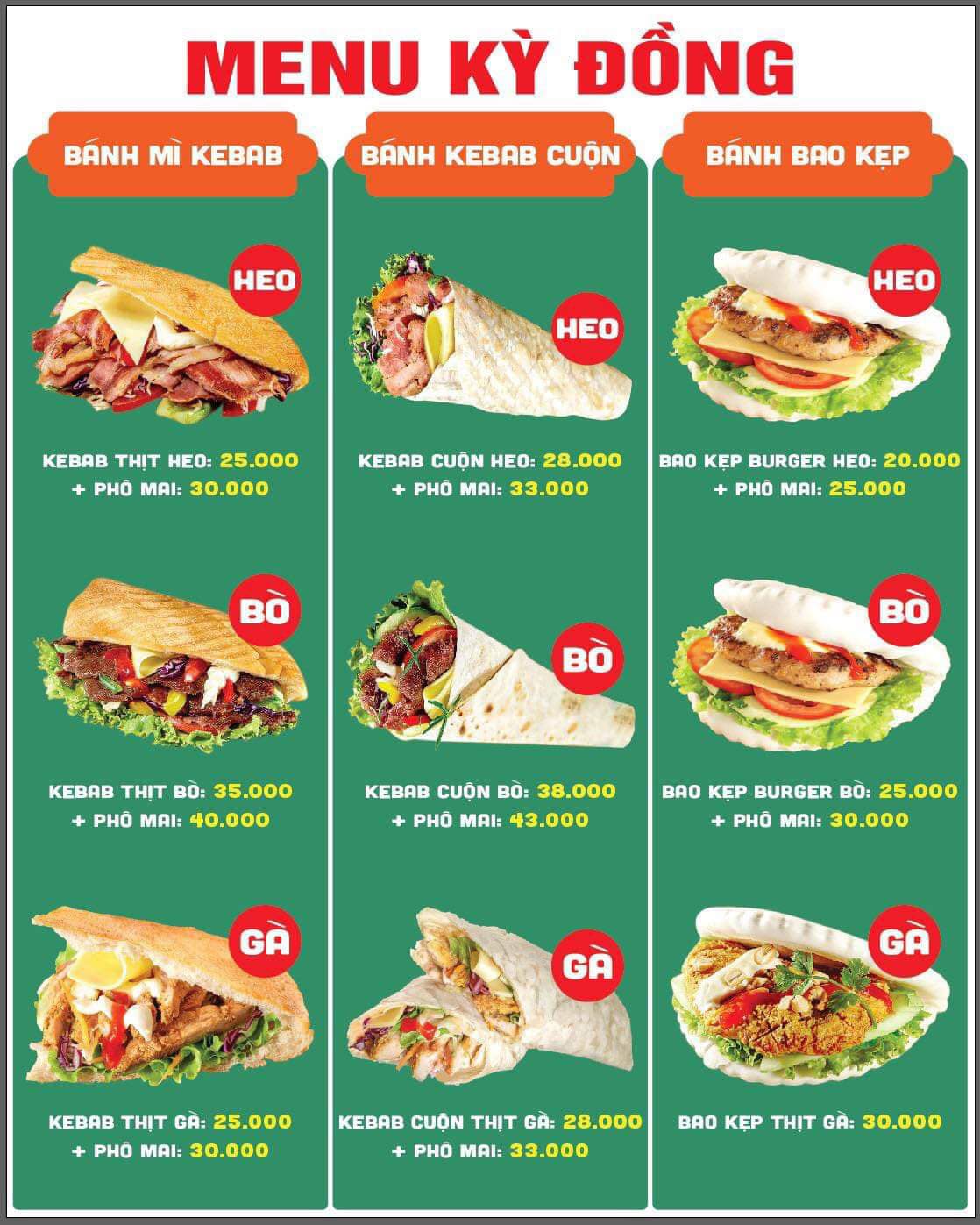 Bánh mì donerkebab