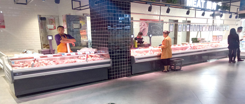 Tủ trưng b&agrave;y thực phẩm tươi sống