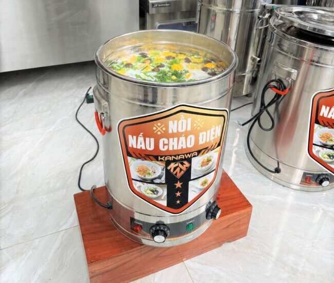 Nồi nấu ch&aacute;o điện nhập khẩu Kanawa