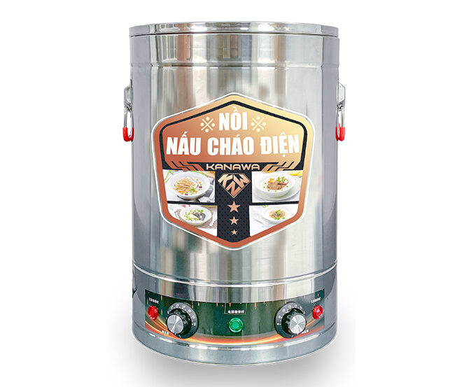 Nồi nấu ch&aacute;o điện 30l nhập khẩu ch&iacute;nh diện