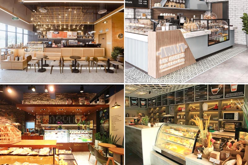 Qu&aacute;n cafe kết hợp b&aacute;nh ngọt