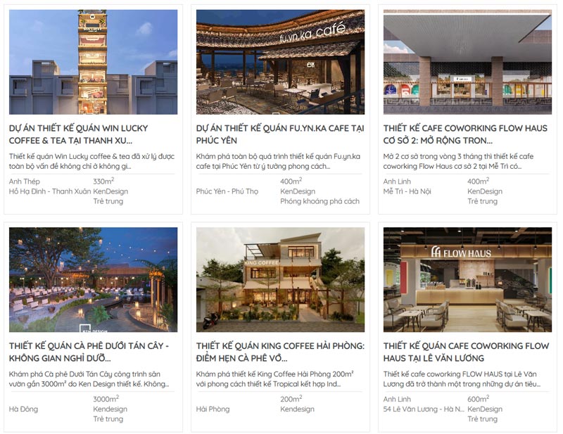 Chọn đơn vị thiết kế thi c&ocirc;ng qu&aacute;n cafe