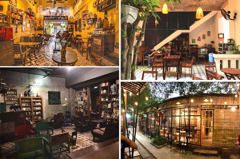 Qu&aacute;n cafe vintage ho&agrave;i cổ
