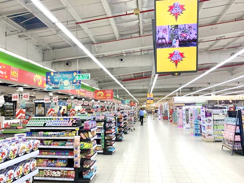 Si&ecirc;u thị lớn thiết kế khoa học, đa dạng mặt h&agrave;ng