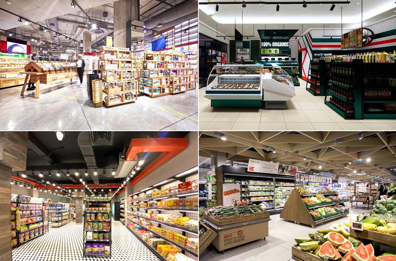 Si&ecirc;u thị 150m2 phong c&aacute;ch c&ocirc;ng nghiệp