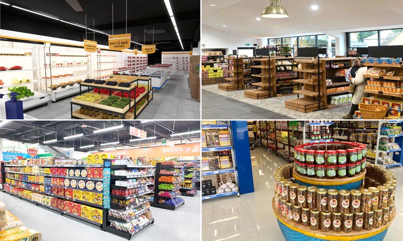 Phong c&aacute;ch thiết kế si&ecirc;u thị 150m2 gia đ&igrave;nh th&acirc;n thiện