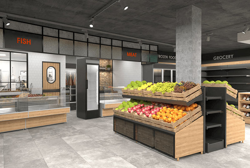 Tránh sai lầm khi thiết kế siêu thị