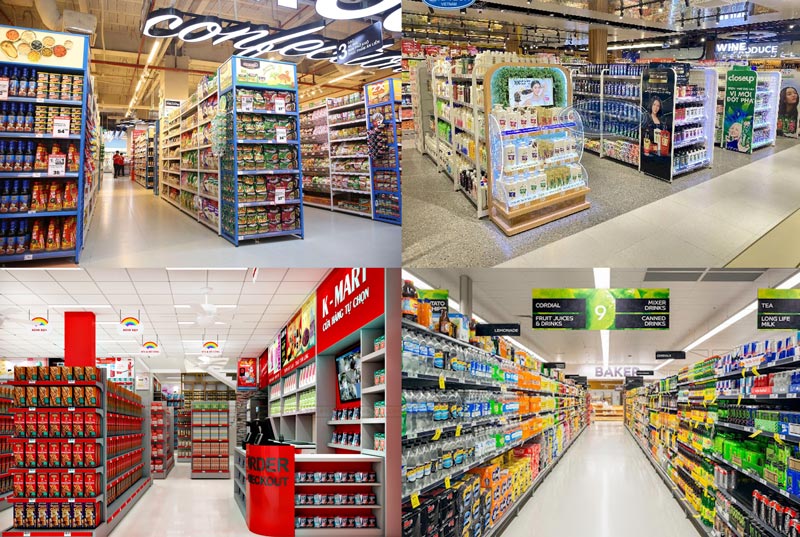 Siêu thị thiết kế theo phong cách hiện đại