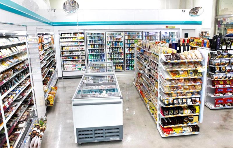 Bố trí tủ đông tủ mát trong siêu thị mini