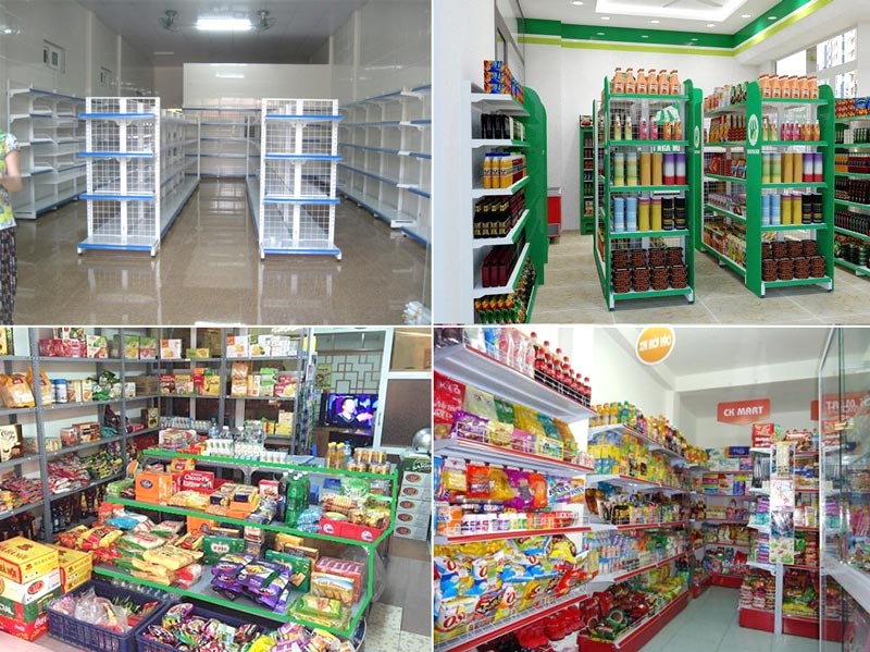 Thiết kế siêu thị mini phong cách tối giản