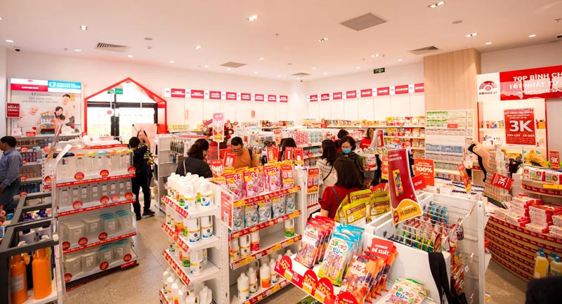 Siêu thị thiết kế rộng 50m2