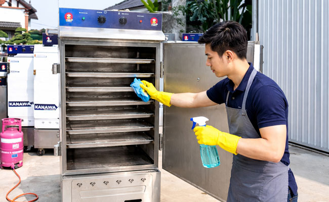 Vệ sinh tủ nấu cơm 30kg