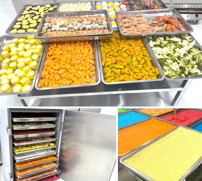 Tủ cơm 50kg nấu hấp đa năng