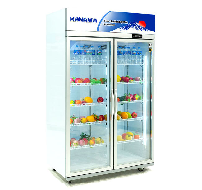 Tủ m&aacute;t trưng b&agrave;y 2 c&aacute;nh