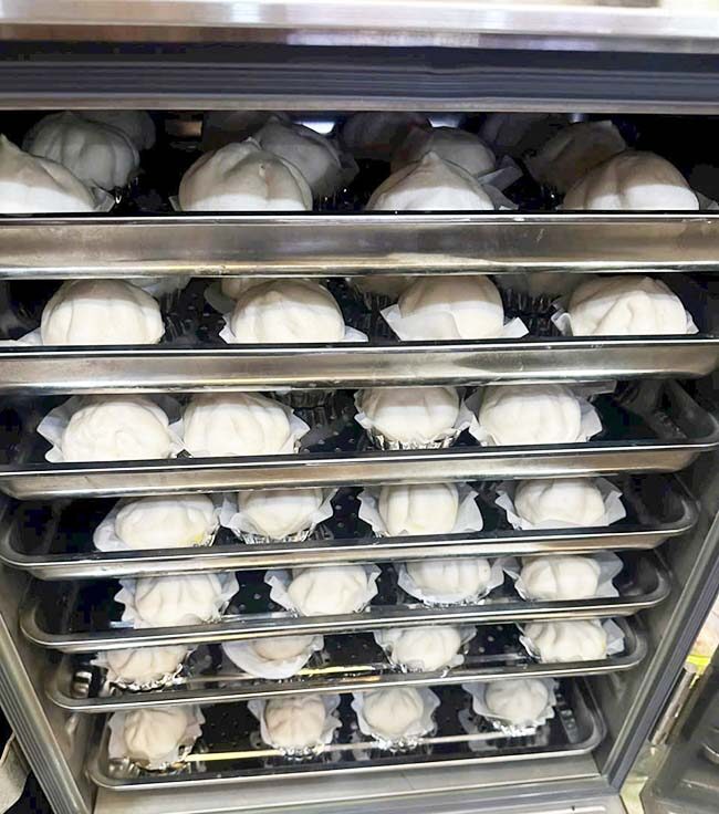 Nấu ăn với tủ hấp bánh bao 8 khay gas