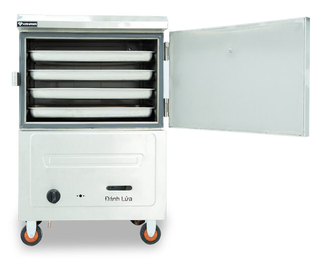 Ưu điểm tủ hấp bánh bao 4 khay gas