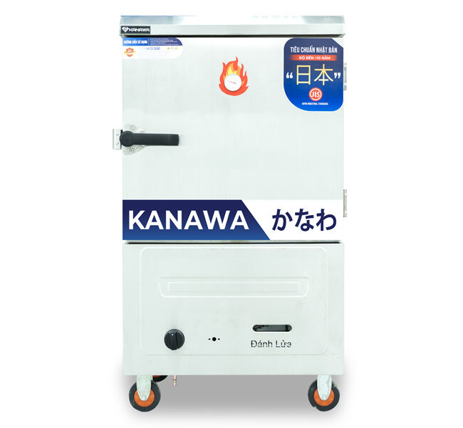 Tủ hấp b&aacute;nh bao 6 khay gas