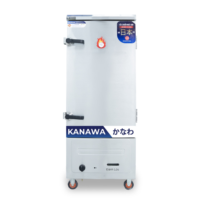 Tủ hấp bánh bao bằng gas 10 khay