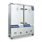 Tủ hấp bánh bao bằng gas 24 khay