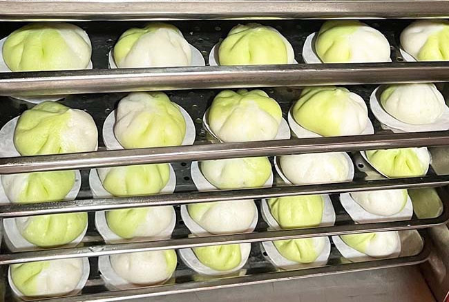 Sử dụng tủ hấp bánh bao 4 khay gas